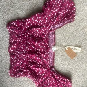 Floral top. Easy to dress up or down!